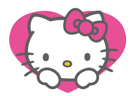  Kitty on Fondo Hello Kitty Coraz  N   Fondos De Escritorio Hello Kitty